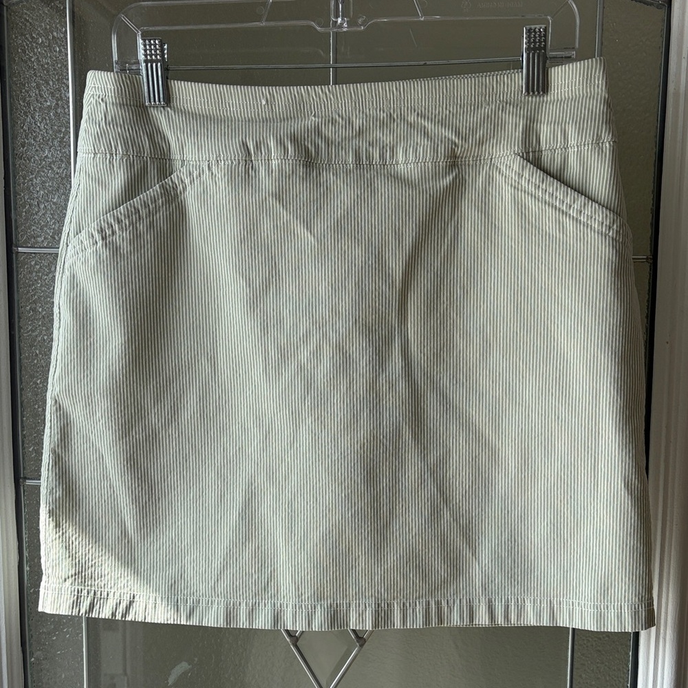 Mario Serrani Cream Mini Skirt